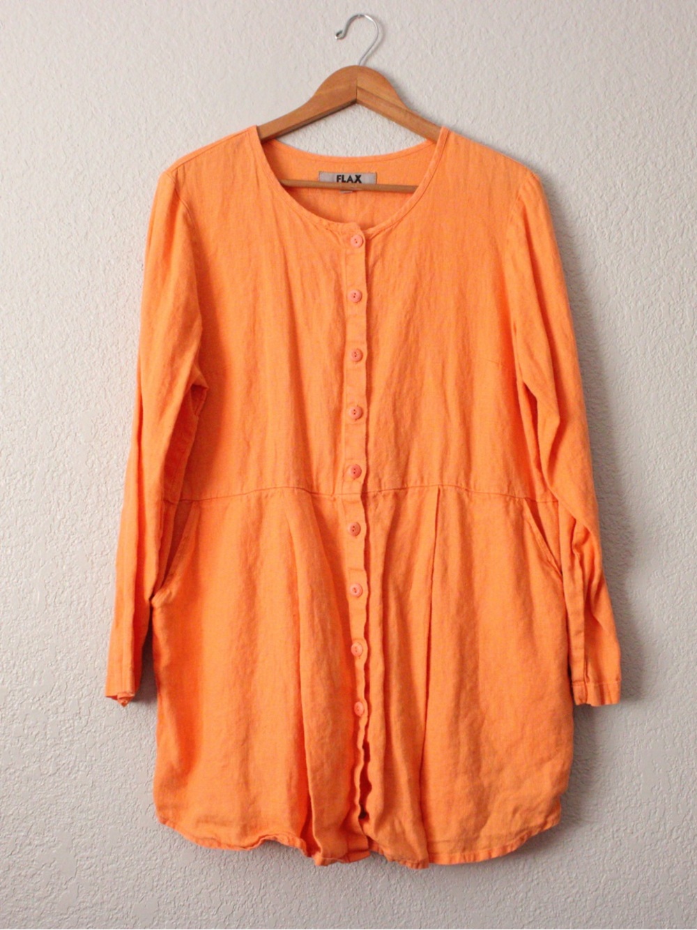 Flax Linen Tunic Top